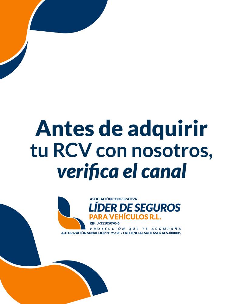 Carrusel - Antes de adquirir tu RCV con  nosotros, verifica el canal.