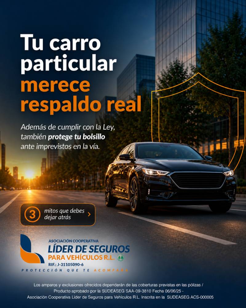 Tu carro particular merece respaldo real