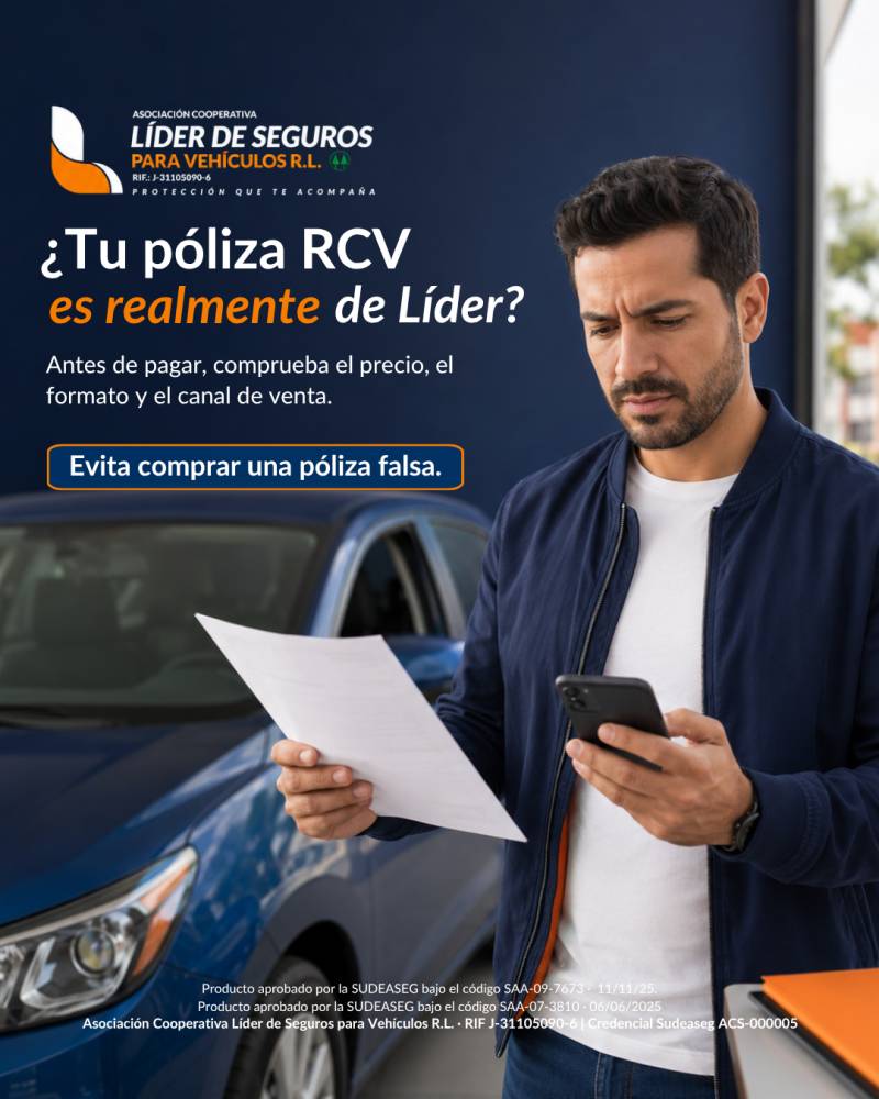 Antes de comprar tu RCV, asegúrate de que sea auténtica